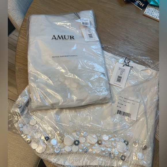 NWT AMUR set - Antonella Shell Beaded Top & Nell’s skirt - size 6 - MSRP $556 - Picture 10 of 13